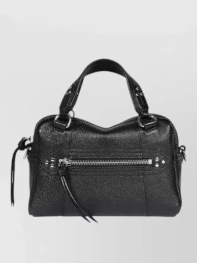 Jérôme Dreyfuss Bowling Mini Wallet Detachable Strap Top Handles