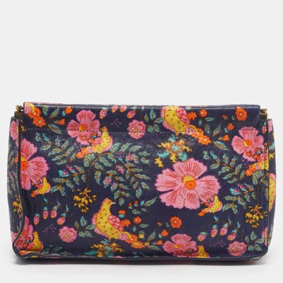 Pre-owned Jérôme Dreyfuss Clic Clac Multicolor Leather Pouch