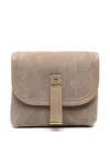 Jérôme Dreyfuss Jerome Dreyfuss Croc-embossed Suede Wallet