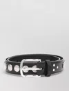Jérôme Dreyfuss Black Studded Belt In Black