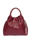 Jérôme Dreyfuss Gordi M Braided Handle Tote Bag In Burgundy