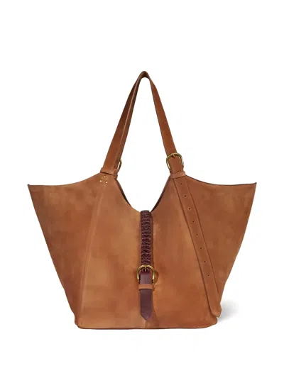 Jérôme Dreyfuss Joseph M Leather Shoulder Bag In Brown