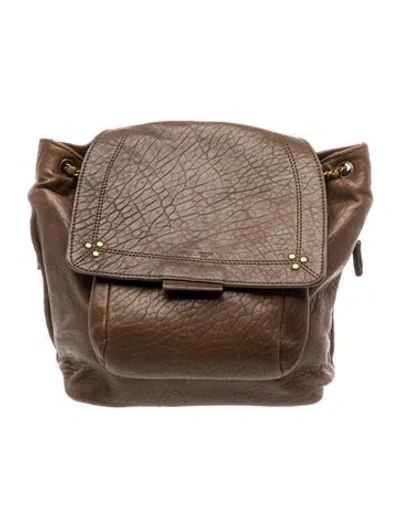 Pre-owned Jérôme Dreyfuss Leather Belt Bag In Brown