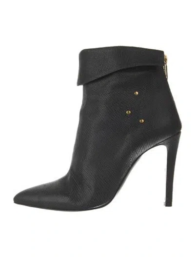 Pre-owned Jérôme Dreyfuss Leather Boots In Blue