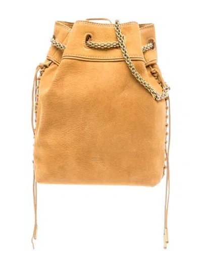 Pre-owned Jérôme Dreyfuss Leather Bucket Bag In Brown