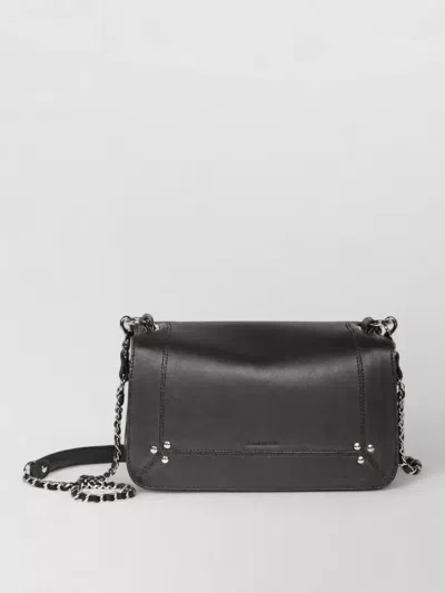 Jérôme Dreyfuss Leather Clutch Bag In Black
