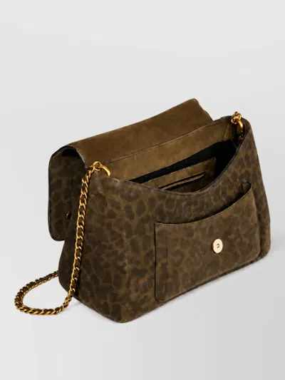 Jérôme Dreyfuss Leather Clutch Bag In Brown