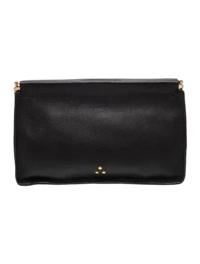 Pre-owned Jérôme Dreyfuss Leather Clutch In Black