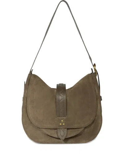 Jérôme Dreyfuss Leather Cross-body Bag In Green