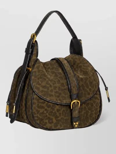 Jérôme Dreyfuss Leather Cross-body Bag In Brown
