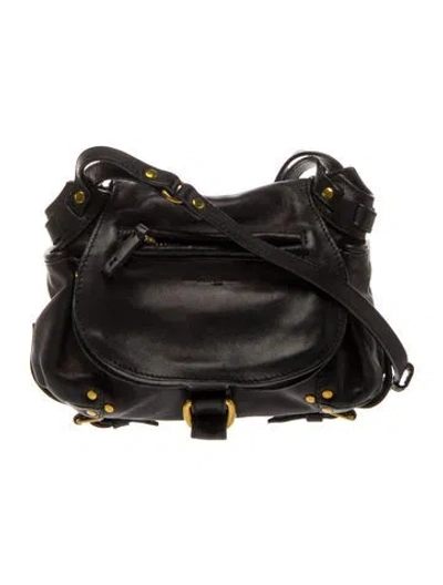 Pre-owned Jérôme Dreyfuss Leather Crossbody Bag In Black