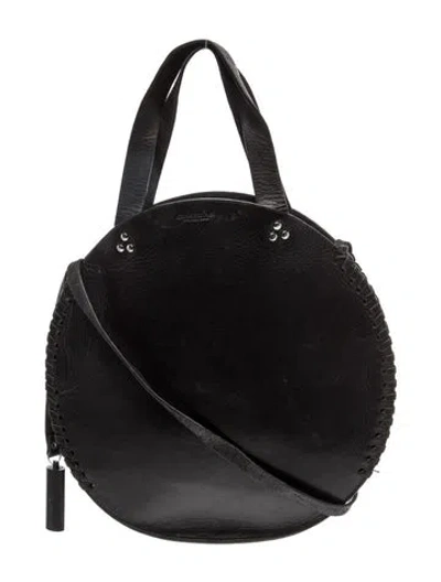 Pre-owned Jérôme Dreyfuss Leather Crossbody Bag In Black