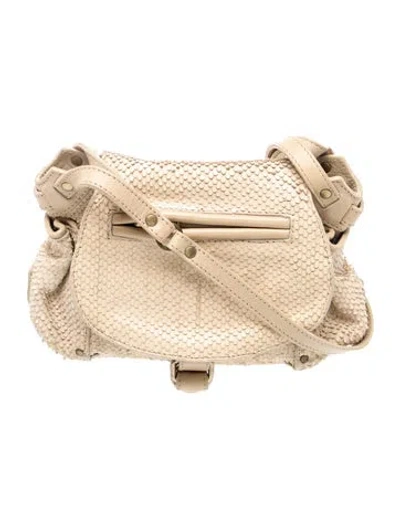Pre-owned Jérôme Dreyfuss Leather Crossbody Bag In Neutral