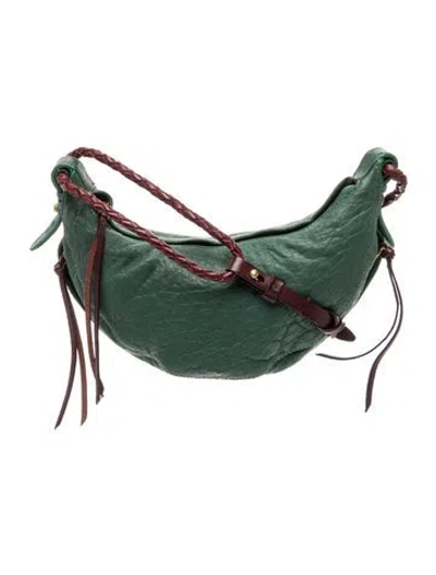 Pre-owned Jérôme Dreyfuss Leather Hobo In Green