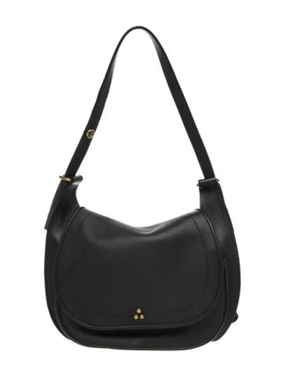 Pre-owned Jérôme Dreyfuss Leather Shoulder Bag In Black