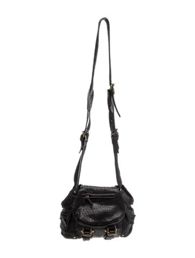 Pre-owned Jérôme Dreyfuss Leather Shoulder Bag In Black