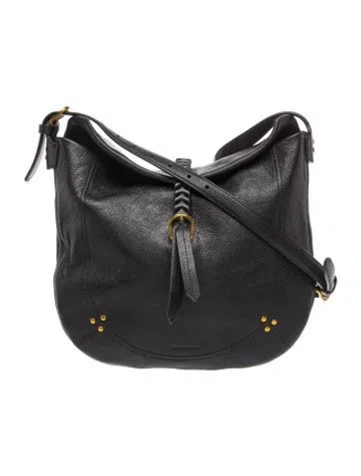 Pre-owned Jérôme Dreyfuss Leather Shoulder Bag In Black