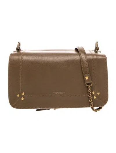 Pre-owned Jérôme Dreyfuss Leather Shoulder Bag In Brown