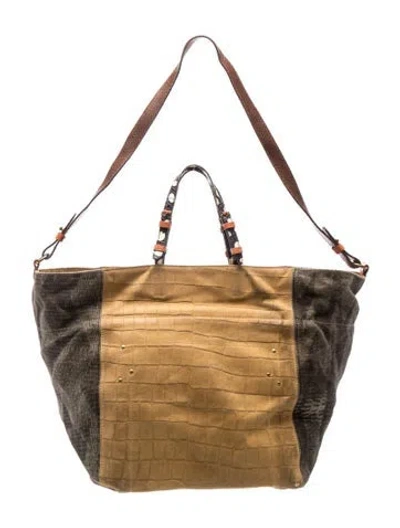 Pre-owned Jérôme Dreyfuss Leather Shoulder Bag In Brown