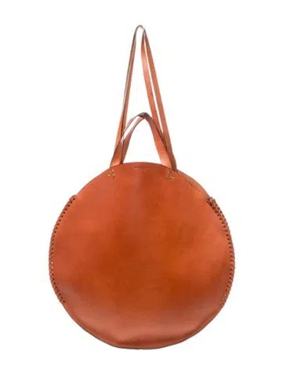 Pre-owned Jérôme Dreyfuss Leather Shoulder Bag In Brown