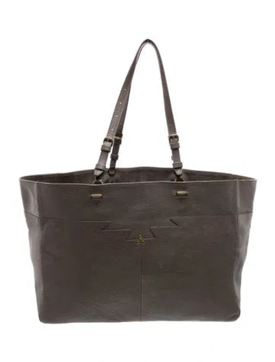 Pre-owned Jérôme Dreyfuss Leather Shoulder Bag In Green