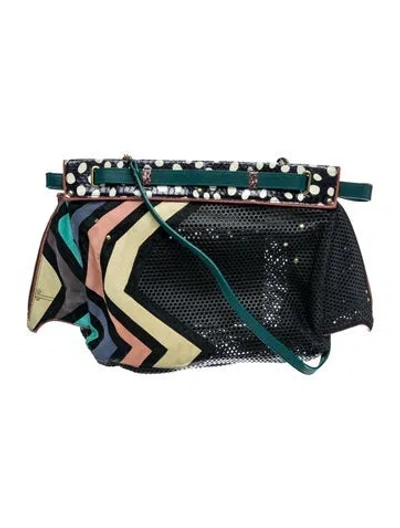 Pre-owned Jérôme Dreyfuss Leather Shoulder Bag In Multi