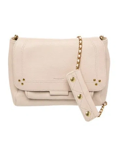 Pre-owned Jérôme Dreyfuss Leather Shoulder Bag In Neutral