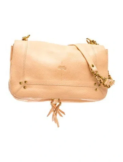 Pre-owned Jérôme Dreyfuss Leather Shoulder Bag In Neutral