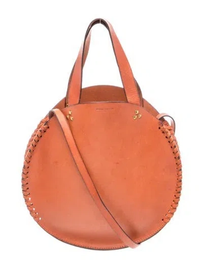 Pre-owned Jérôme Dreyfuss Leather Top Handle Bag In Brown