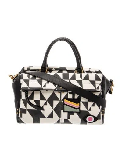 Pre-owned Jérôme Dreyfuss Leather Top Handle Bag In Multi