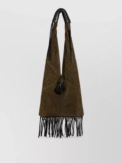 Jérôme Dreyfuss Leather Tote Bag In Brown