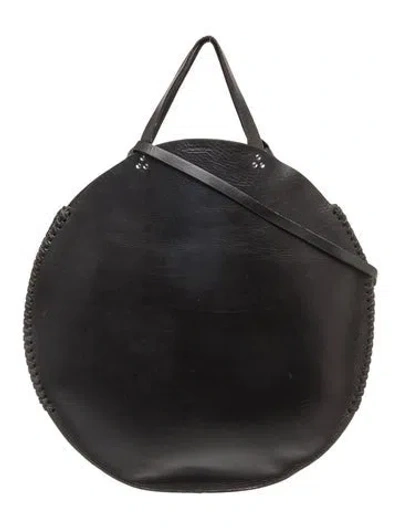 Pre-owned Jérôme Dreyfuss Leather Tote In Black