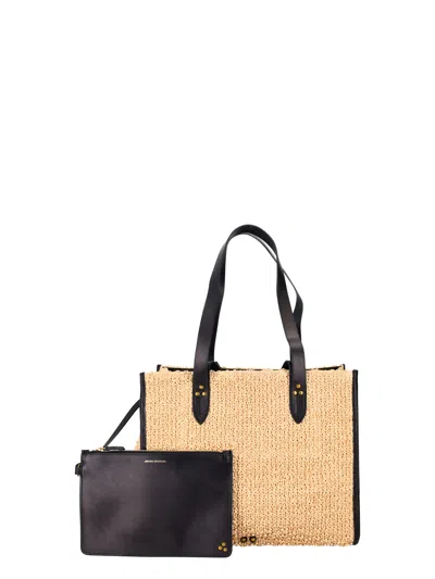 Jérôme Dreyfuss Leon Rafia Media In Brown
