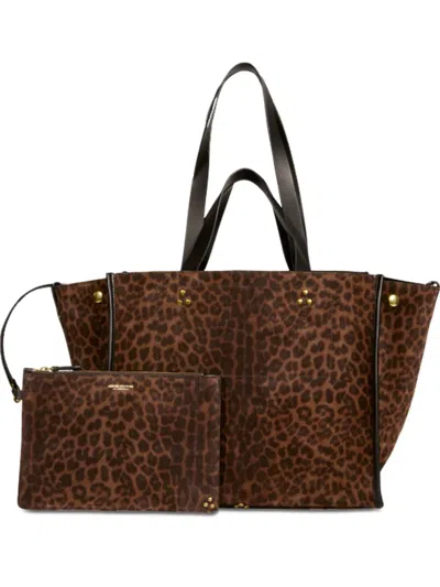 Jérôme Dreyfuss Léon Tote Bag In Animal Print
