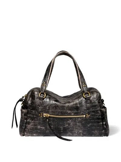 Jérôme Dreyfuss Lucky Bowling Shoulder Bag In Black