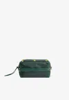 Jérôme Dreyfuss Lucky Case Leather Clutch In Green