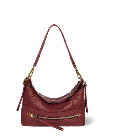 Jérôme Dreyfuss Jerome Dreyfuss Lucky Hobo Small In Burgundy
