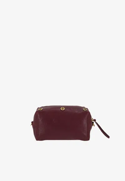 Jérôme Dreyfuss Lucky Pouch Bag With Studs In Bordeaux