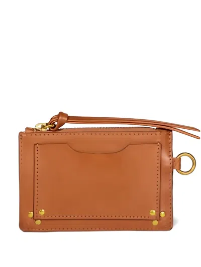 Jérôme Dreyfuss Lucky Stud Card Holder In Pink