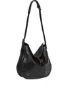 Jérôme Dreyfuss Luis Buckle Studded Shoulder Bag In Black