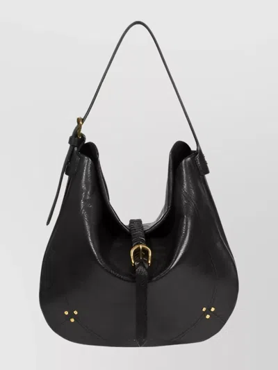 JÉRÔME DREYFUSS GOAT LEATHER SHOULDER BAG