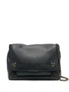 Jérôme Dreyfuss Lulu Raffia Shoulder Bag In Black