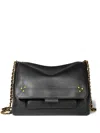 Jérôme Dreyfuss Lulu M Shoulder Bag With Adjustable Strap In Black