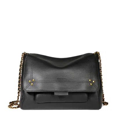 Jérôme Dreyfuss Lulu M Chain Shoulder Bag In Black