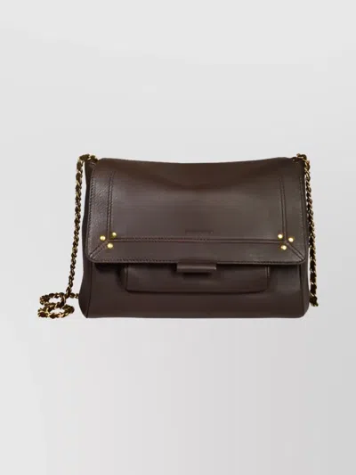 JÉRÔME DREYFUSS LULU M SHOULDER BAG WITH CHAIN STRAP