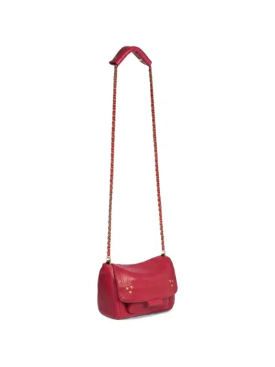 Jérôme Dreyfuss Lulu S Leather Shoulder Bag In Pink