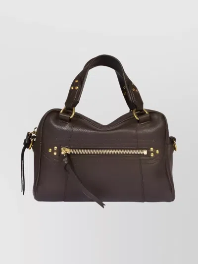 Jérôme Dreyfuss Mini Bowling Shoulder Bag With Zip Pocket