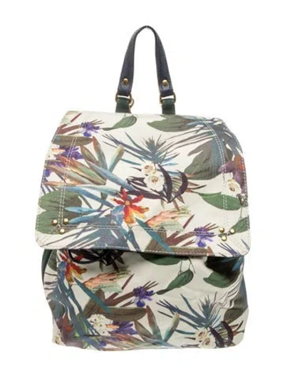 Pre-owned Jérôme Dreyfuss Nylon Backpack In Neutral