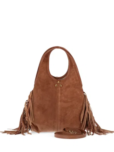 Jérôme Dreyfuss Paco S Fringe Tote Bag In Brown