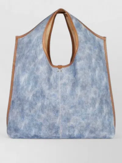 Jérôme Dreyfuss Paco Tote Bag Contrast Trim Dual Handles In Red